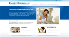 Desktop Screenshot of premierdermatologyfw.com